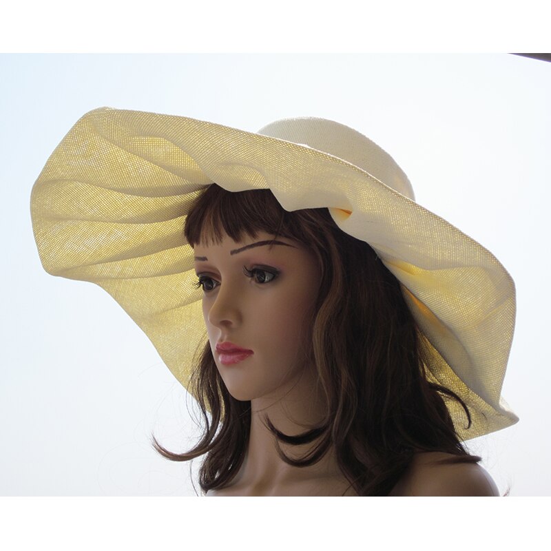 Women's Colorful Linen Floppy Hat