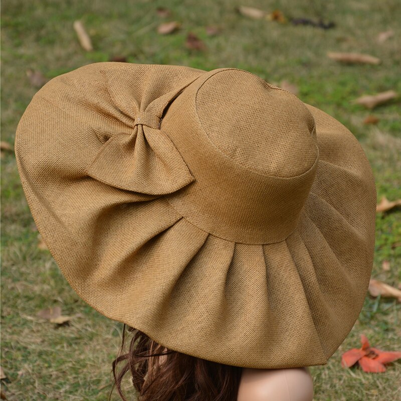 Women's Colorful Linen Floppy Hat