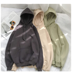 Casual Multicoloured Loose Hoodie