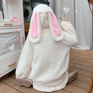 Women's Oversized Bunny Hoodie