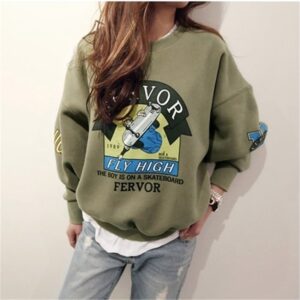 Women's Casual Printed Sweatshirt