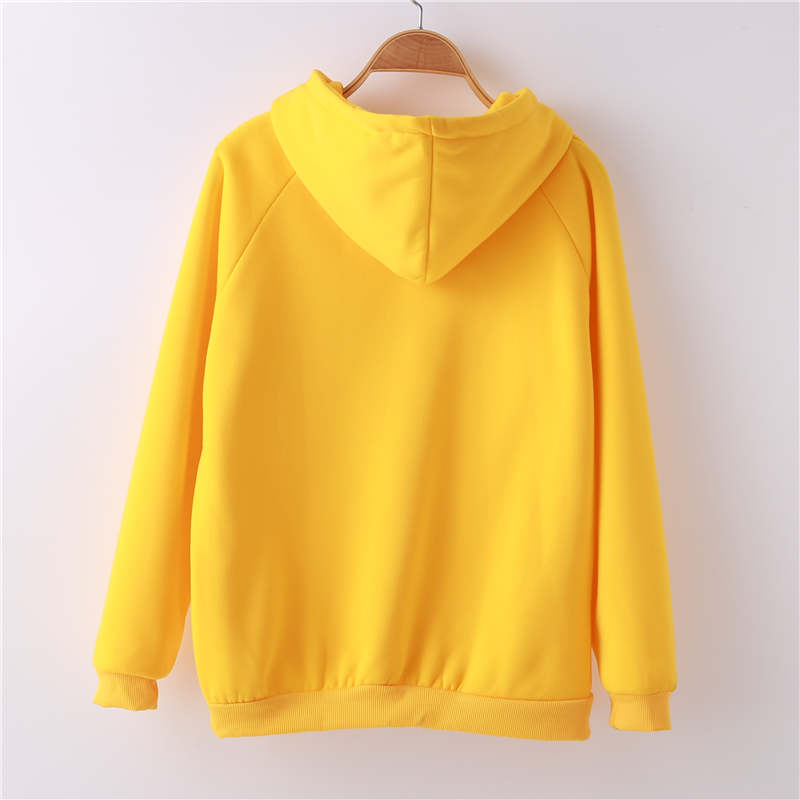 Women's Casual Fleece Hoodie With Pockets - Image 3