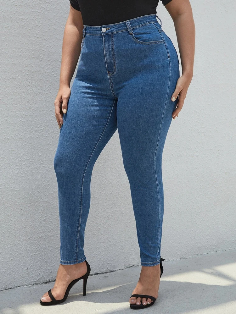 7XL Elastic Denim Pants 7XL Elastic Denim Pants