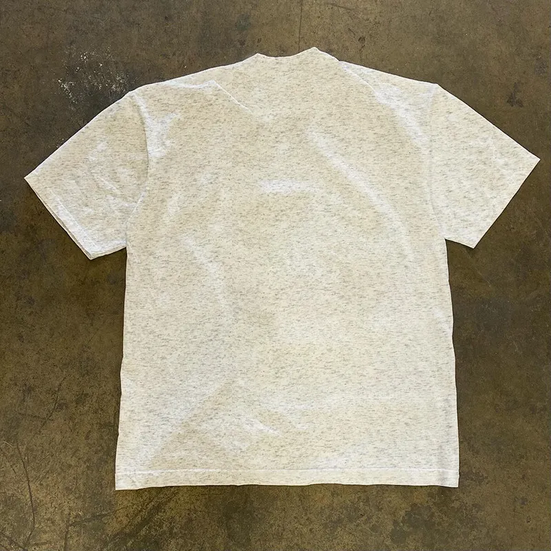 Loose Fit Cotton T-Shirt Unisex Short Sleeve Retro Style Printed Graphic Tee Men Women Breathable Summer Casual Wear