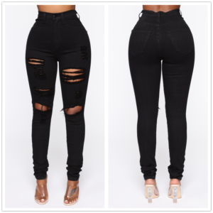 Black Ripped Jeans for Women