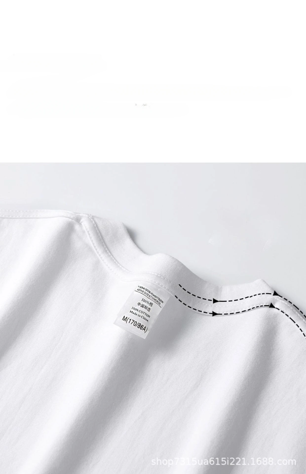 Beige 300g Heavyweight Cotton T-shirt, Loose Summer Round Neck Basic Tee for Men & Women