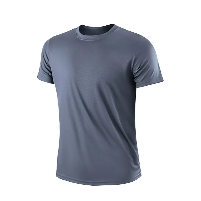 Quick-drying Men Running Shirts Fitness Compression Gym Polyester Sports T-shirt Black 2023 Workout Training Muscle Fit Clothing - Image 6