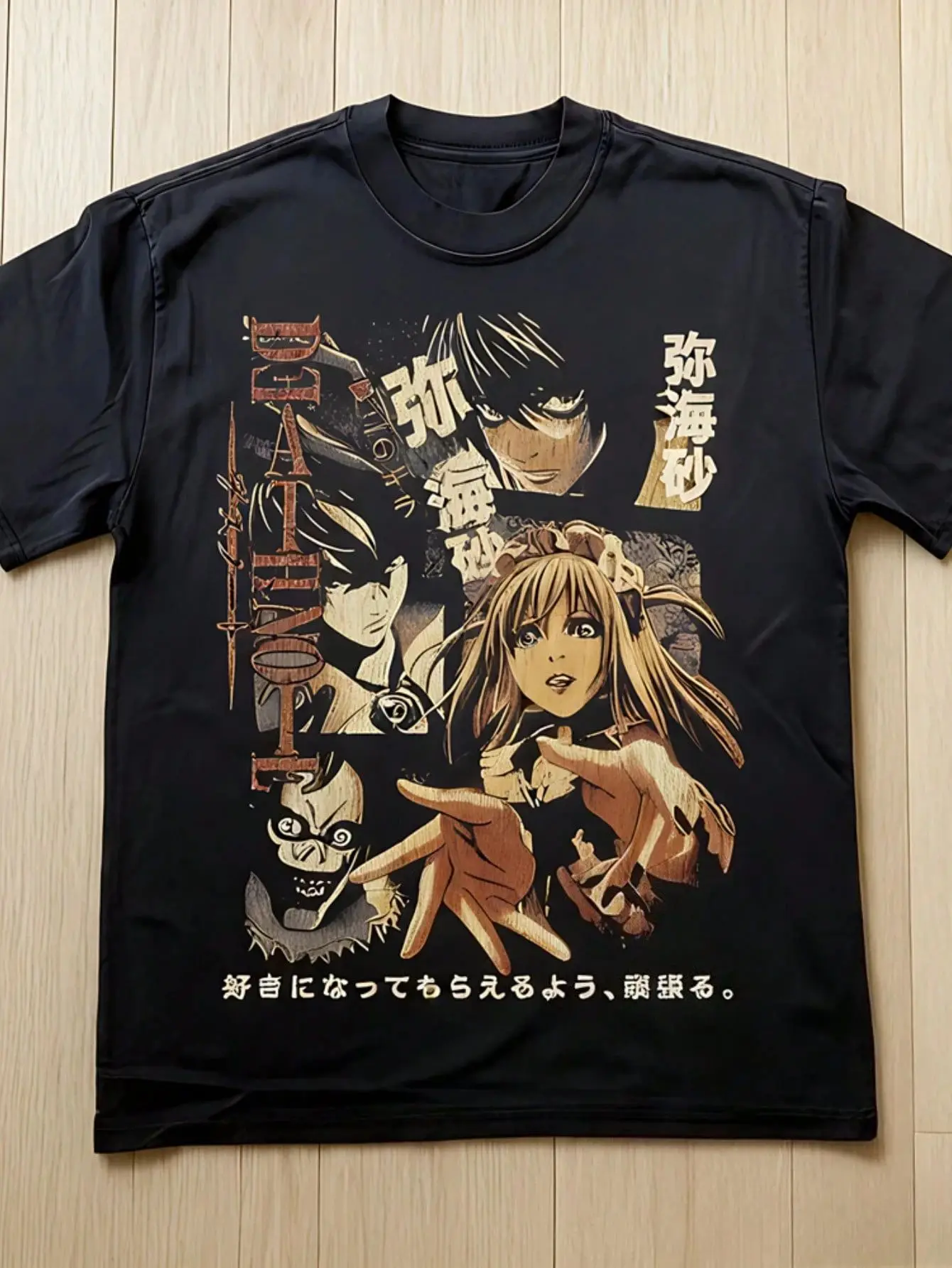 Classic Vintage Anime T-shirts Death Note Anime T-shirts Retro Pattern T-shirts Y2k Graphic Printed Cotton Short-sleeved Unisex Classic Vintage Anime T-shirts Death Note Anime T-shirts Retro Pattern T-shirts Y2k Graphic Printed Cotton Short-sleeved Unisex