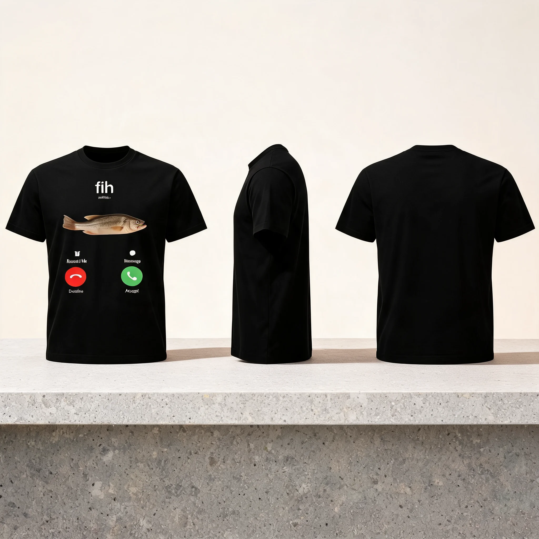 100% Cotton Fih Calling Remind Me Message Decline Accept Phone Call Fish Fit Casual Streetwear Men Gifts Flower Print Classic Crew Neck Short Sleeves Regular Fit Breathable Stylish Graphic T-Shirt 100% Cotton Fih Calling Remind Me Message Decline Accept Phone Call Fish Fit Casual Streetwear Men Gifts Flower Print Classic Crew Neck Short Sleeves Regular Fit Breathable Stylish Graphic T-Shirt