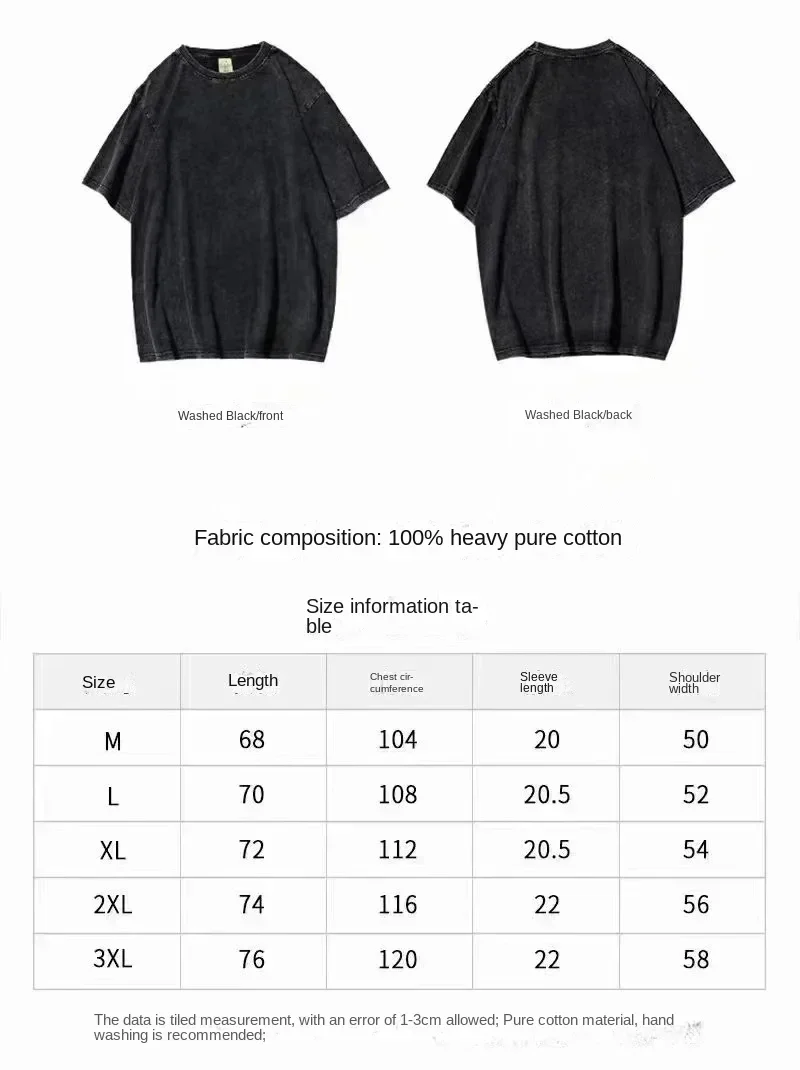2025 Darc Wolves Sport Vintage Washed TShirts Gym Bodybuilding Unisex Clothing Summer Fitness TEE Workout Sport T-shirts