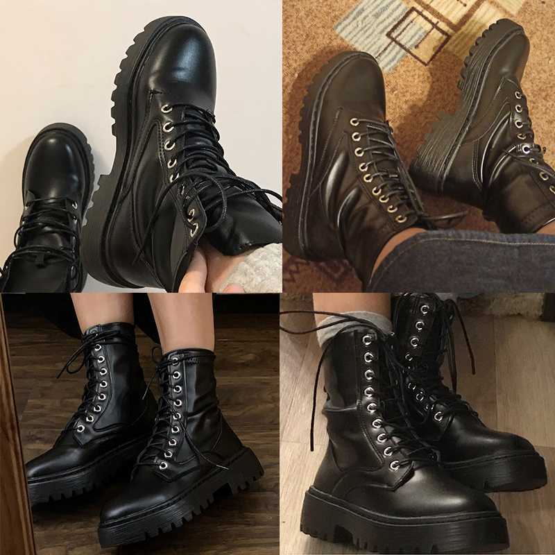Women's Fashion Leather High Ankle Boots Women's Fashion Leather High Ankle Boots