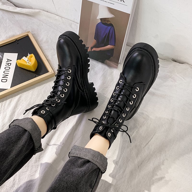 Women's Fashion Leather High Ankle Boots Women's Fashion Leather High Ankle Boots
