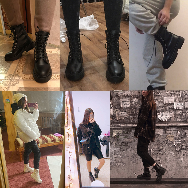 Women's Fashion Leather High Ankle Boots Women's Fashion Leather High Ankle Boots