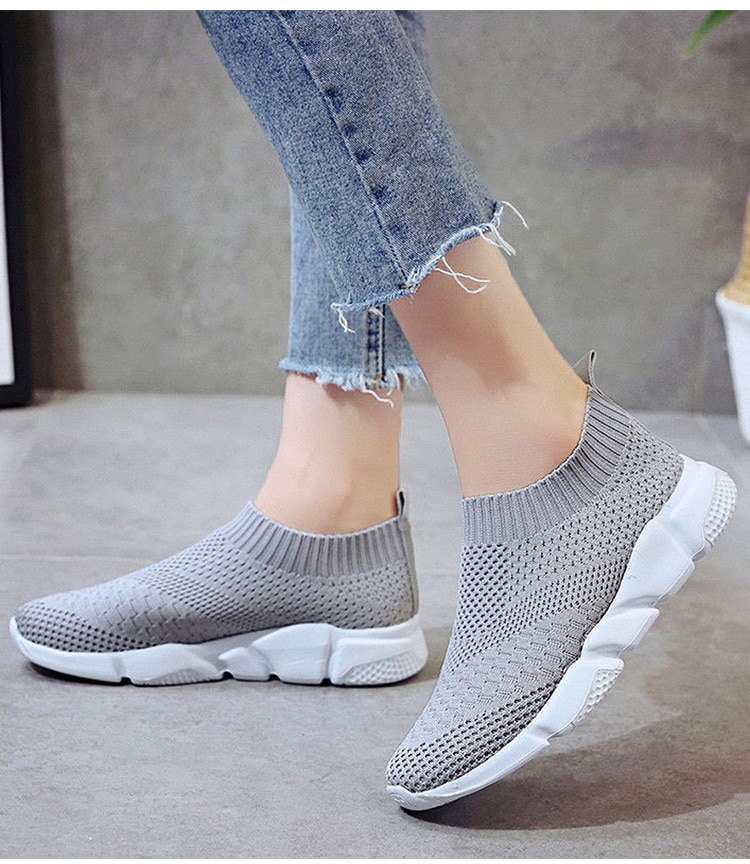 Women's Breathable Slip-On Sneakers Women's Breathable Slip-On Sneakers