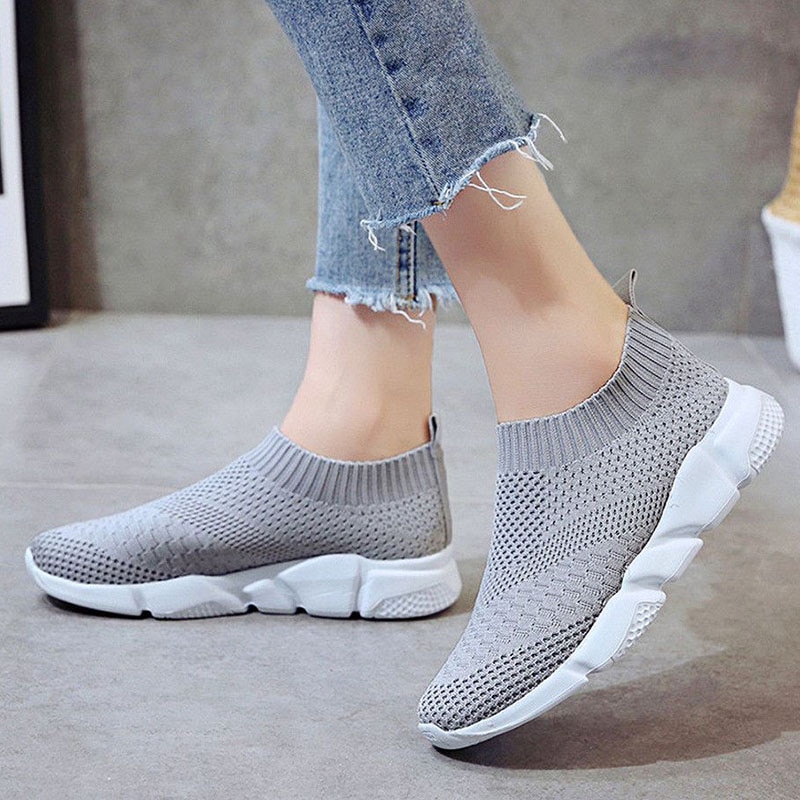 Women's Breathable Slip-On Sneakers - Image 4