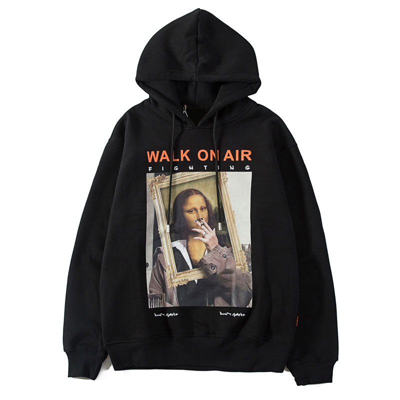 Fleece Men's Hoodie in Print - Image 5
