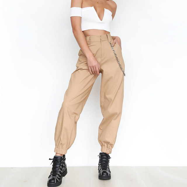 Women's High Waist Harem Pants - Image 3