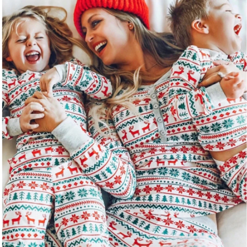 Christmas Family Pajamas Set Mom Daughter Dad Son Matching Outfits Cute All Over Print Homewear Boys Girls Pjs Xmas Look Pyjamas Christmas Family Pajamas Set Mom Daughter Dad Son Matching Outfits Cute All Over Print Homewear Boys Girls Pjs Xmas Look Pyjamas