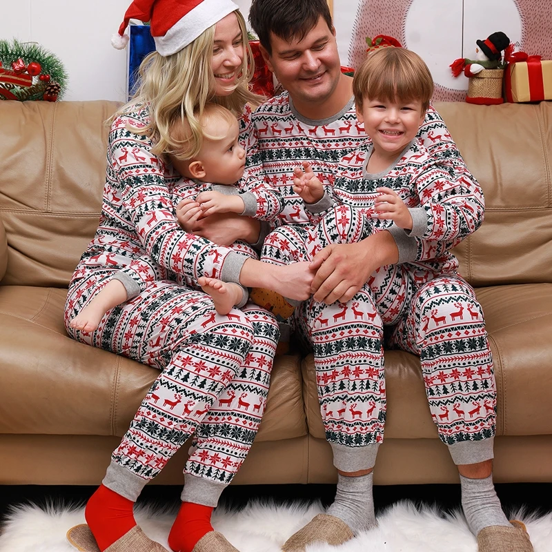 Christmas Family Pajamas Set Mom Daughter Dad Son Matching Outfits Cute All Over Print Homewear Boys Girls Pjs Xmas Look Pyjamas Christmas Family Pajamas Set Mom Daughter Dad Son Matching Outfits Cute All Over Print Homewear Boys Girls Pjs Xmas Look Pyjamas
