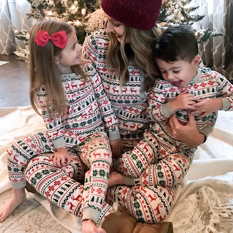 Christmas Family Pajamas Set Mom Daughter Dad Son Matching Outfits Cute All Over Print Homewear Boys Girls Pjs Xmas Look Pyjamas Christmas Family Pajamas Set Mom Daughter Dad Son Matching Outfits Cute All Over Print Homewear Boys Girls Pjs Xmas Look Pyjamas