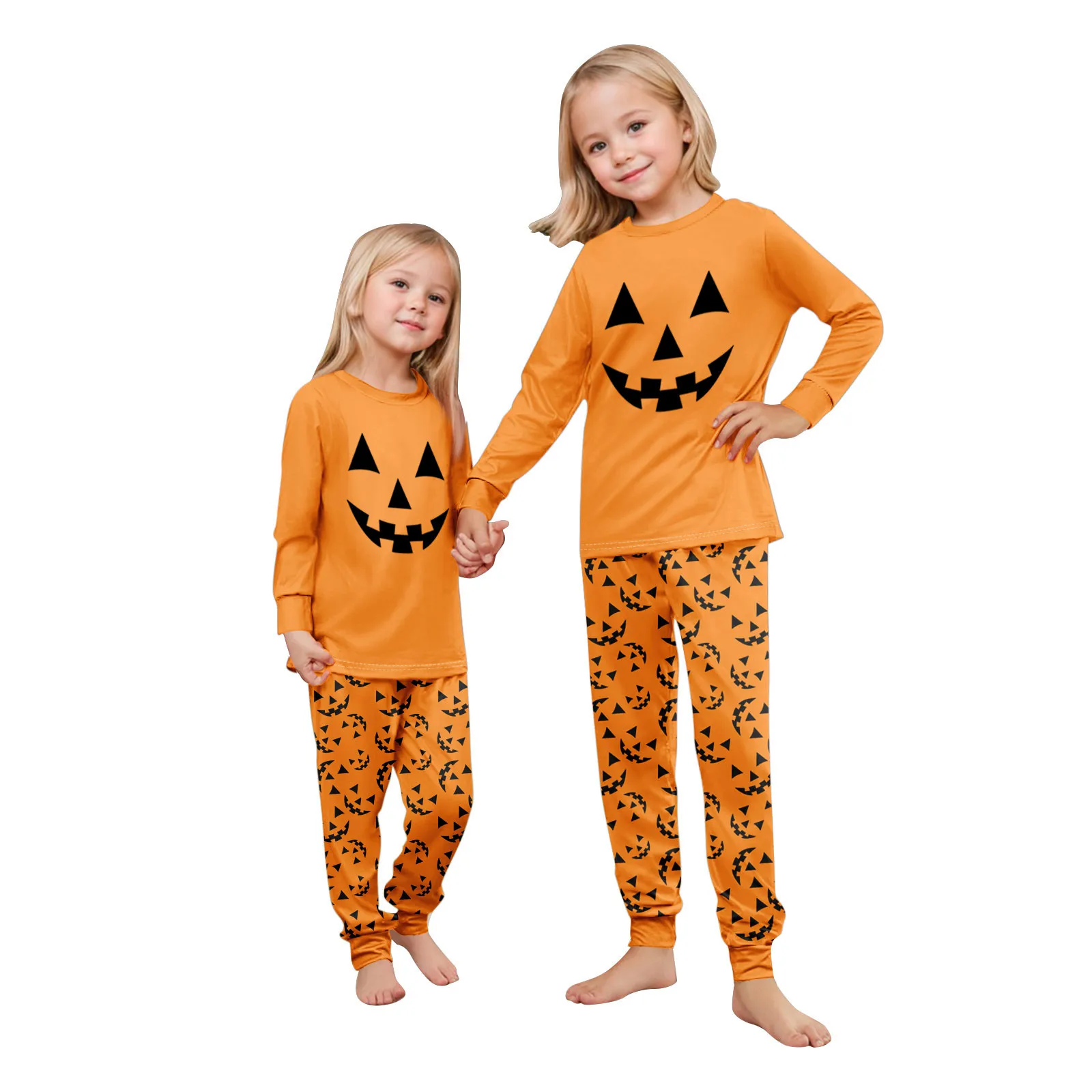 Halloween Family Pyjamas Mom Daughter Dad Son Matching Clothes Cute Soft Elk Print Clothing Set Baby Dog Romper Pajama Halloween