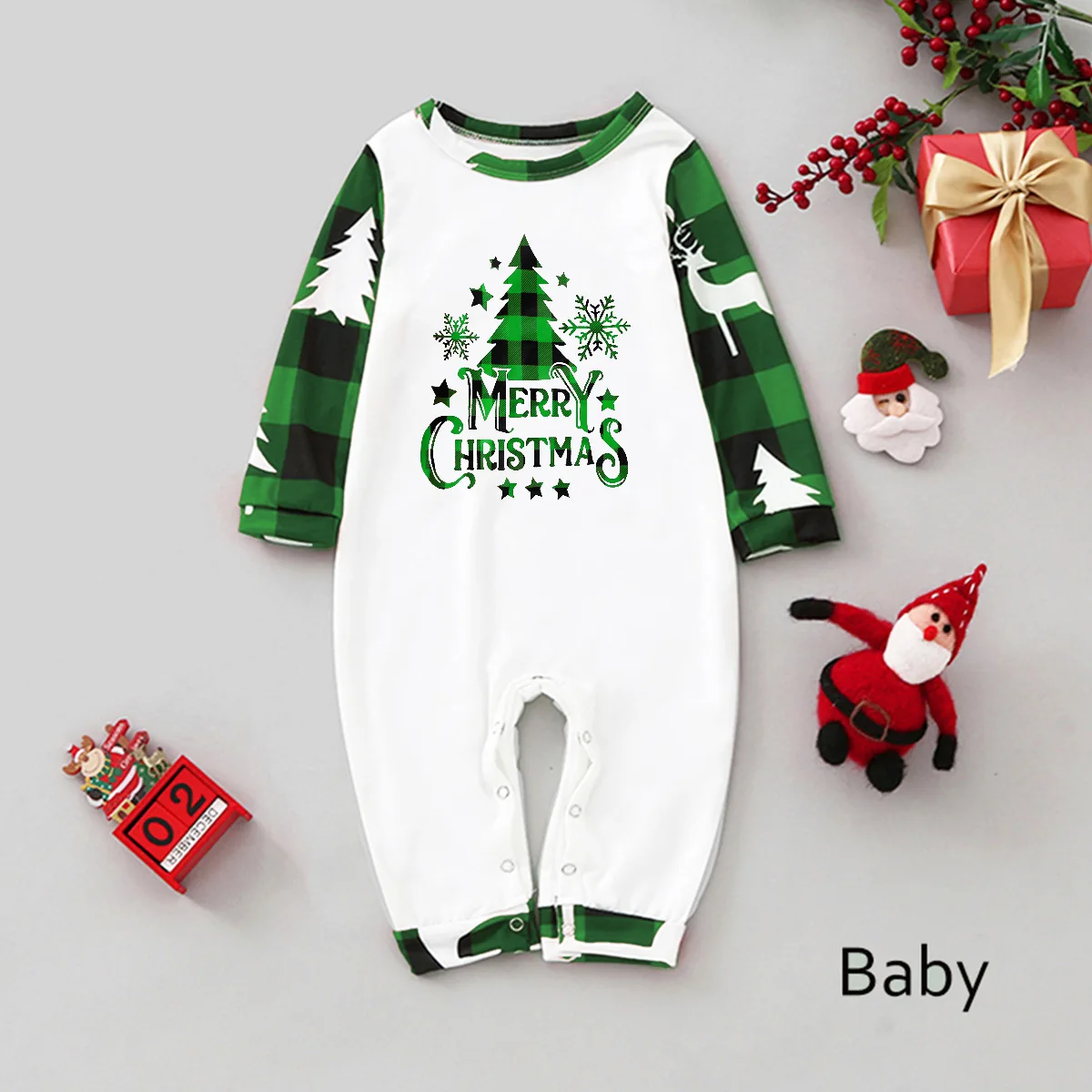 Christmas Family Matching Outfits Mom Dad Kids 2 Pieces Pajamas Set Baby Rompers Casual Loose Sleepwear Xmas Family Look Pyjamas Christmas Family Matching Outfits Mom Dad Kids 2 Pieces Pajamas Set Baby Rompers Casual Loose Sleepwear Xmas Family Look Pyjamas