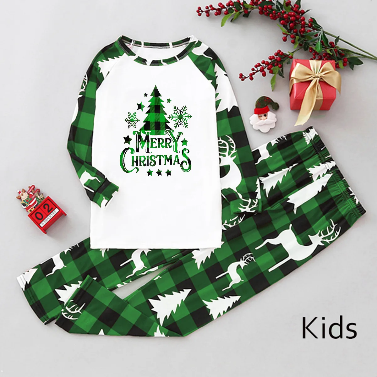 Christmas Family Matching Outfits Mom Dad Kids 2 Pieces Pajamas Set Baby Rompers Casual Loose Sleepwear Xmas Family Look Pyjamas Christmas Family Matching Outfits Mom Dad Kids 2 Pieces Pajamas Set Baby Rompers Casual Loose Sleepwear Xmas Family Look Pyjamas