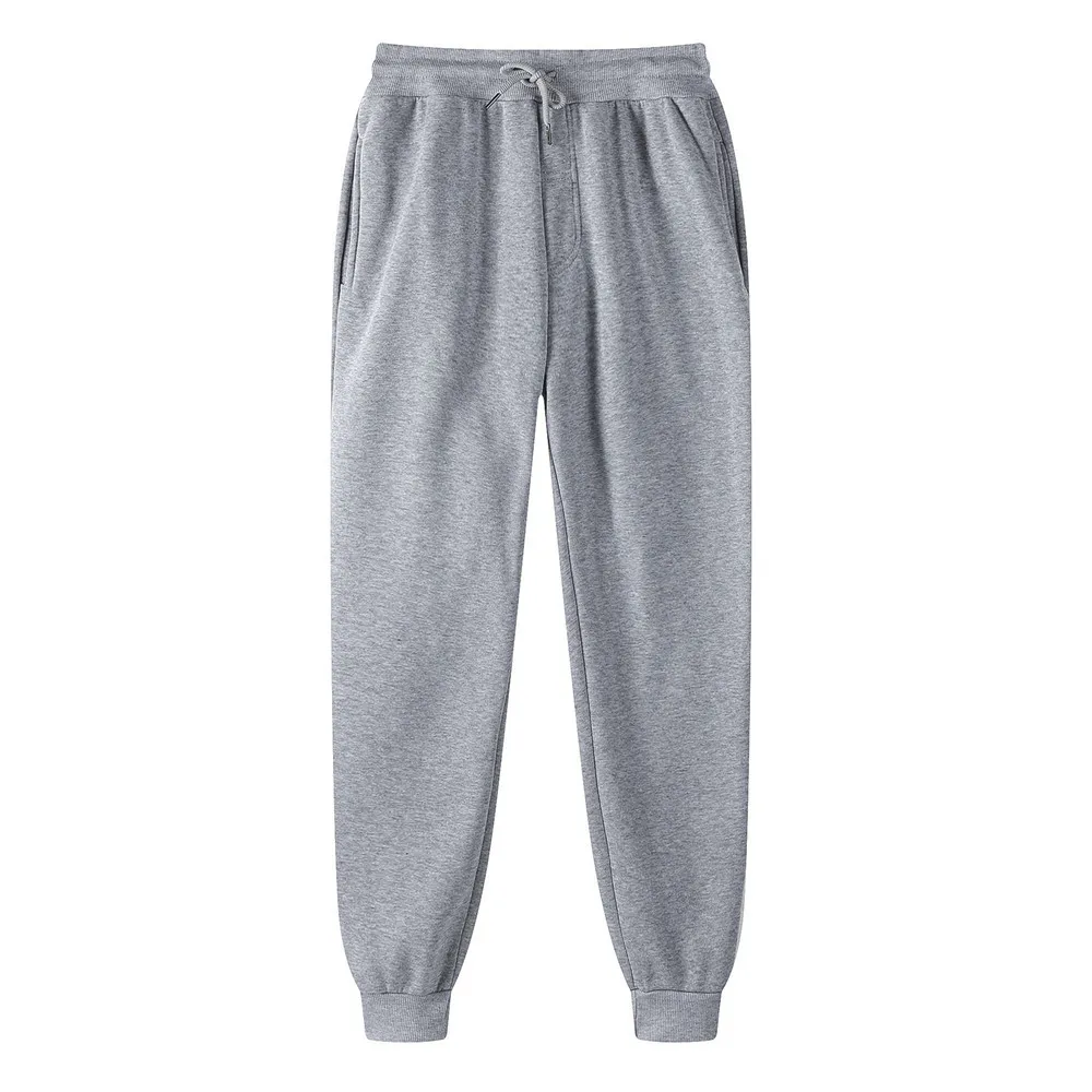 Plain Fleece Sports Pants Men Athletic Wear Baggy Sweatpants Unisex Sportswear Casual Trousers For Men Pantalon Deportivo Hombre