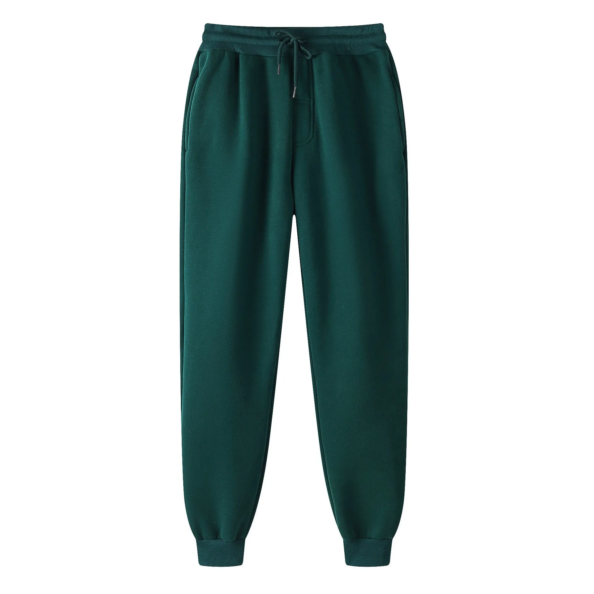 Plain Fleece Sports Pants Men Athletic Wear Baggy Sweatpants Unisex Sportswear Casual Trousers For Men Pantalon Deportivo Hombre
