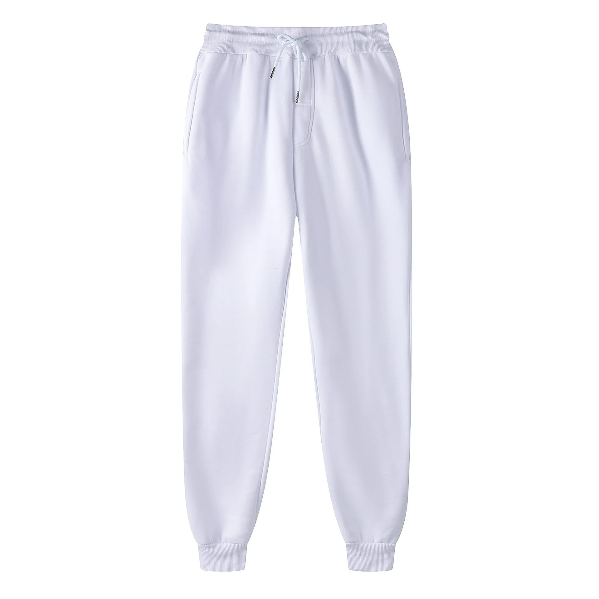 Plain Fleece Sports Pants Men Athletic Wear Baggy Sweatpants Unisex Sportswear Casual Trousers For Men Pantalon Deportivo Hombre