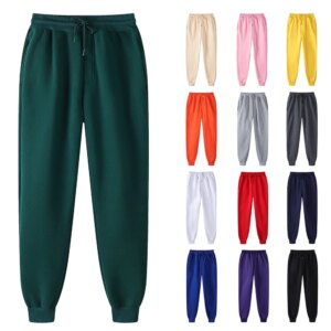 Plain Fleece Sports Pants Men Athletic Wear Baggy Sweatpants Unisex Sportswear Casual Trousers For Men Pantalon Deportivo Hombre