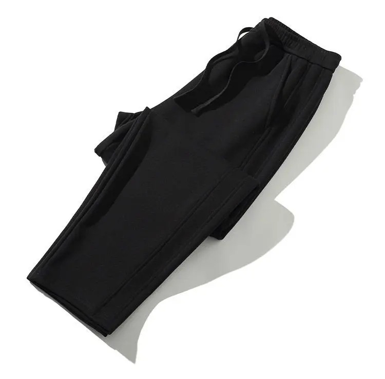 Unisex Autumn Casual Sweatpants Loose Straight Leg Drawstring Elastic Soft Comfortable Daily Wear Long Trousers Unisex Autumn Casual Sweatpants Loose Straight Leg Drawstring Elastic Soft Comfortable Daily Wear Long Trousers