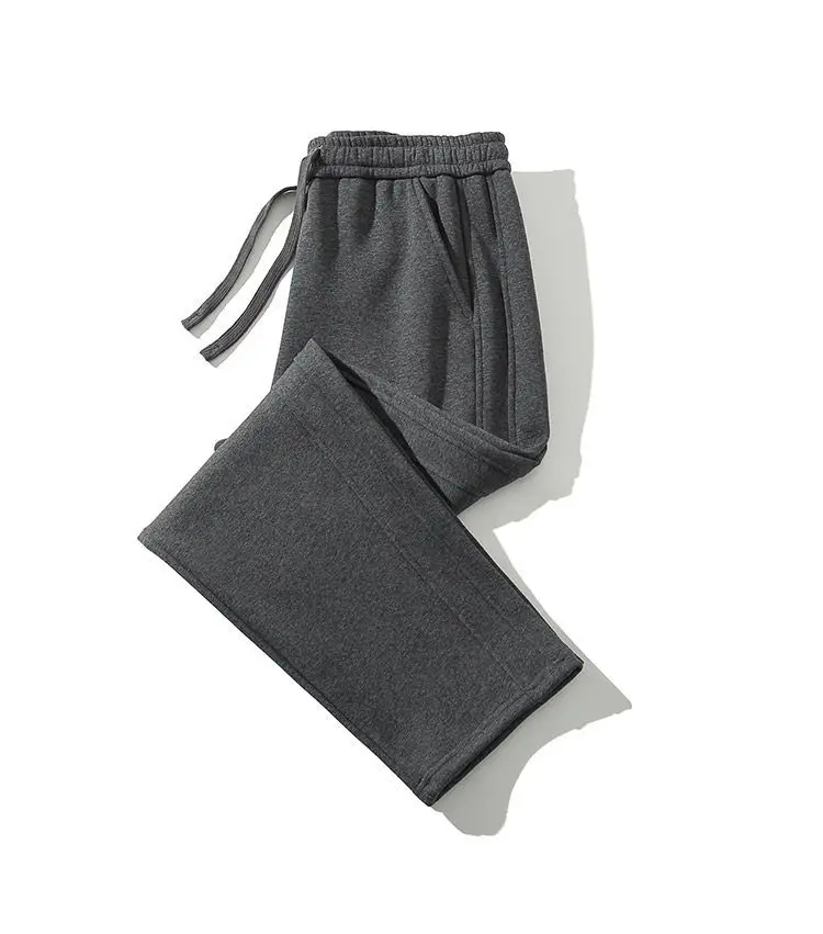 Unisex Autumn Casual Sweatpants Loose Straight Leg Drawstring Elastic Soft Comfortable Daily Wear Long Trousers Unisex Autumn Casual Sweatpants Loose Straight Leg Drawstring Elastic Soft Comfortable Daily Wear Long Trousers