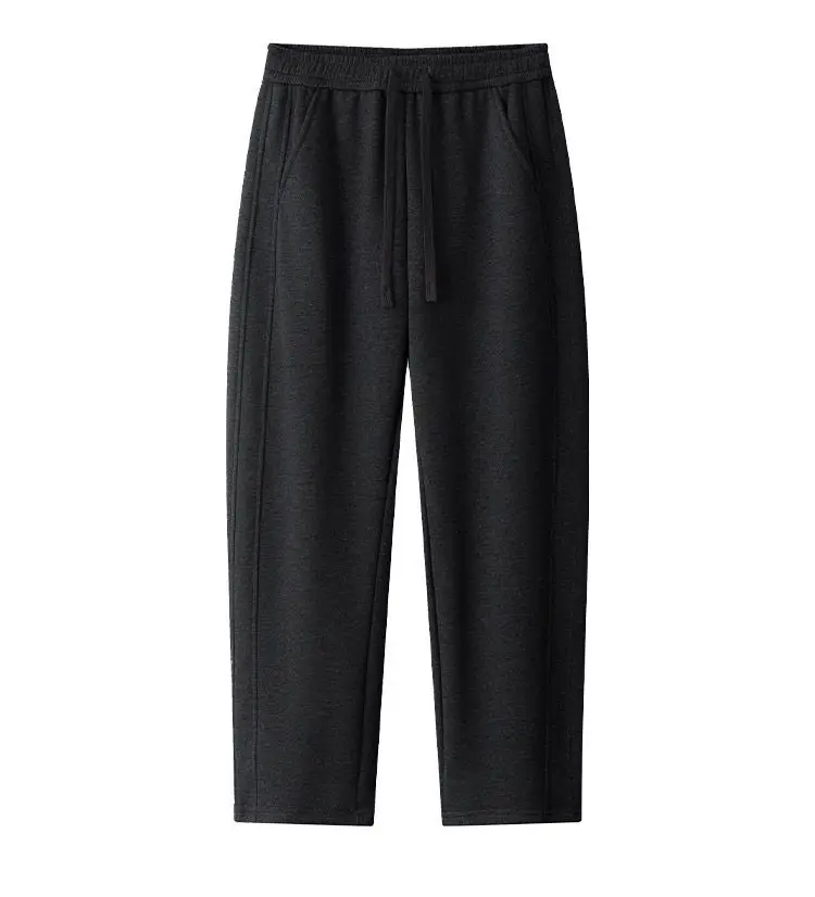 Unisex Autumn Casual Sweatpants Loose Straight Leg Drawstring Elastic Soft Comfortable Daily Wear Long Trousers Unisex Autumn Casual Sweatpants Loose Straight Leg Drawstring Elastic Soft Comfortable Daily Wear Long Trousers
