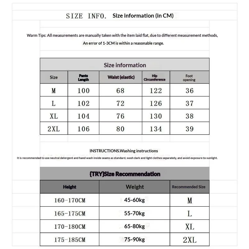 Unisex Parachute Pants Loose Wide Leg Waist Hem Lightweight Nylon Fabric Baggy Streetwear Trousers For Hiking Outdoor Daily - Image 6