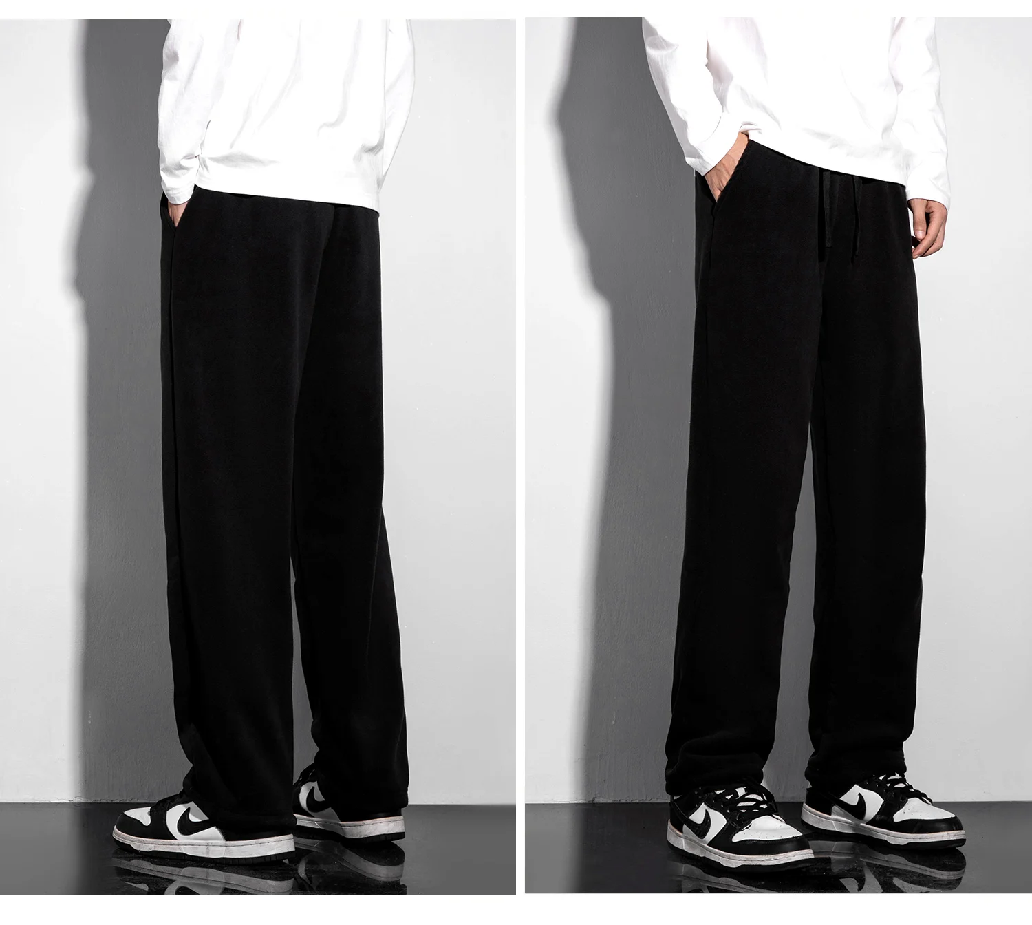 YJKVUR Unisex 2026 Winter New Oversize Pants Men Women Warm Fleece Liner Drawstring Trousers Casual Comfortable Gym Sweatpants YJKVUR Unisex 2026 Winter New Oversize Pants Men Women Warm Fleece Liner Drawstring Trousers Casual Comfortable Gym Sweatpants
