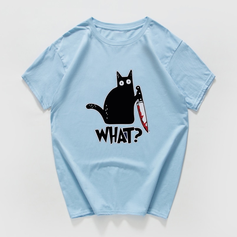 Graphic Cat Printed T-Shirt Graphic Cat Printed T-Shirt