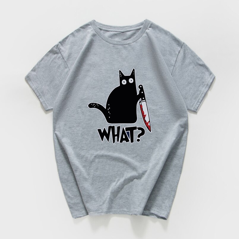 Graphic Cat Printed T-Shirt Graphic Cat Printed T-Shirt