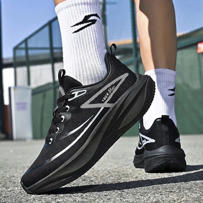Unisex Sports Shoes Marathon Leisure Jogging Shoes New Thick Soled Cushioned Anti Slip Outdoor Professional Training Sneakers Unisex Sports Shoes Marathon Leisure Jogging Shoes New Thick Soled Cushioned Anti Slip Outdoor Professional Training Sneakers