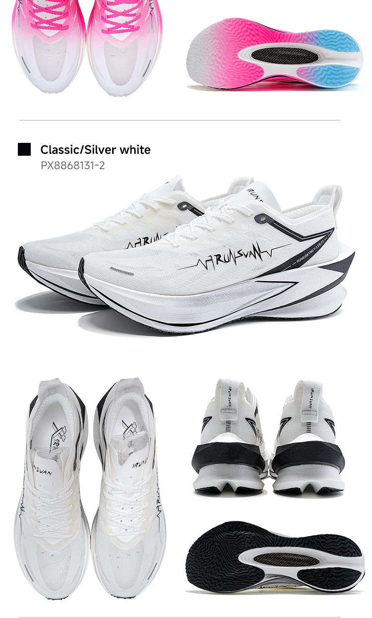 IRUNSVAN Carbon Plate Running Shoes with Cushioning and Rebound Suitable for Both Men and Women in Marathon Running 131