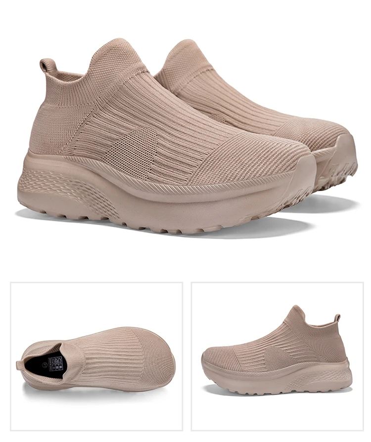 Couple's Wide-Toe Sneakers, Ultra-Light, Elastic, Height-Increasing, Breathable Mesh Casual Walking Slip-On Sock Shoes for Men and Women Couple's Wide-Toe Sneakers, Ultra-Light, Elastic, Height-Increasing, Breathable Mesh Casual Walking Slip-On Sock Shoes for Men and Women