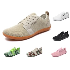 Unisex Wide Toe Barefoot Shoes for Men Women Outdoor Trail Running Minimalist Walking Shoes Lightweight and Breathable