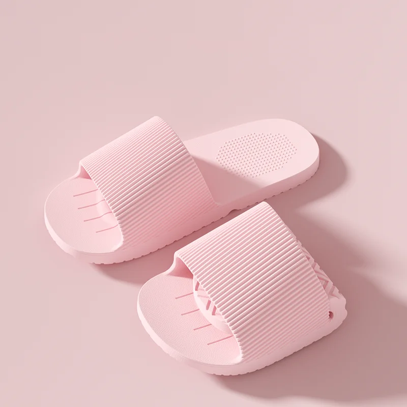 Soft Foldable Slippers for Women EVA Portable Travel Indoor Bathroom Massage Sandals Summer Unisex Non Slip Flat Home Shoes
