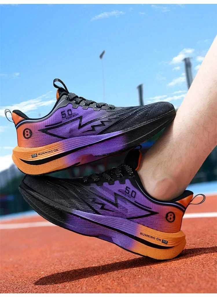 Brand Men's Carbon Plate Running Shoes Soft Cushion Shock Absorbing Sports Shoes Unisex Sneakers Light Anti-Slip Training Shoes Brand Men's Carbon Plate Running Shoes Soft Cushion Shock Absorbing Sports Shoes Unisex Sneakers Light Anti-Slip Training Shoes