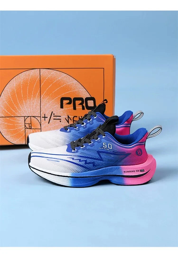 Brand Men's Carbon Plate Running Shoes Soft Cushion Shock Absorbing Sports Shoes Unisex Sneakers Light Anti-Slip Training Shoes Brand Men's Carbon Plate Running Shoes Soft Cushion Shock Absorbing Sports Shoes Unisex Sneakers Light Anti-Slip Training Shoes