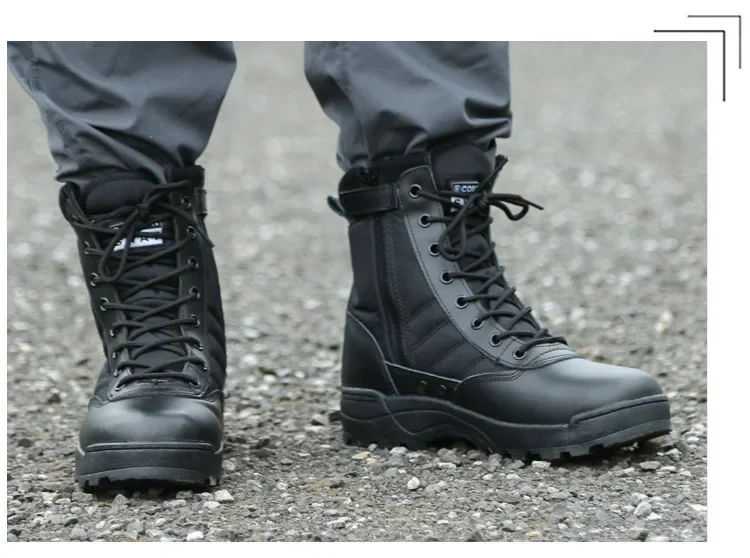 Hot Sale Men Desert Boots High Quality Anti-Slip Men Ankle Boot Unisex Outdoor Hiking Boots Wear-Resistant Men Work Safety Shoes