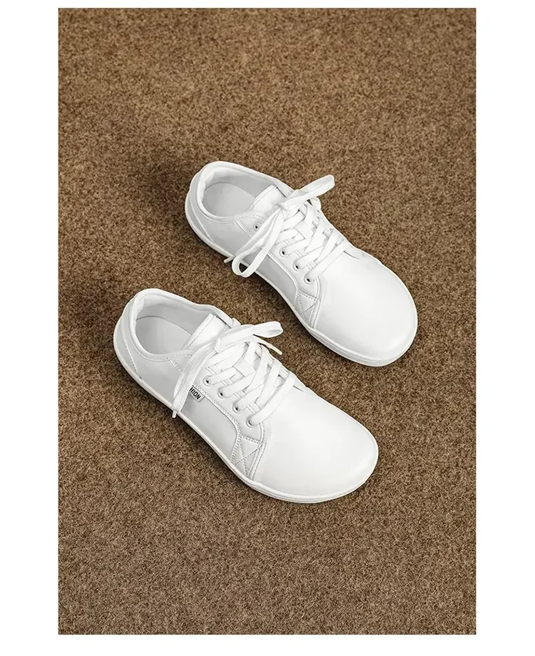 Mens Artificial Leather Wide Barefoot Shoes Unisex Plus Size Male Outdoor Minimalist Sneakers Women Zero Drop Casual Walking