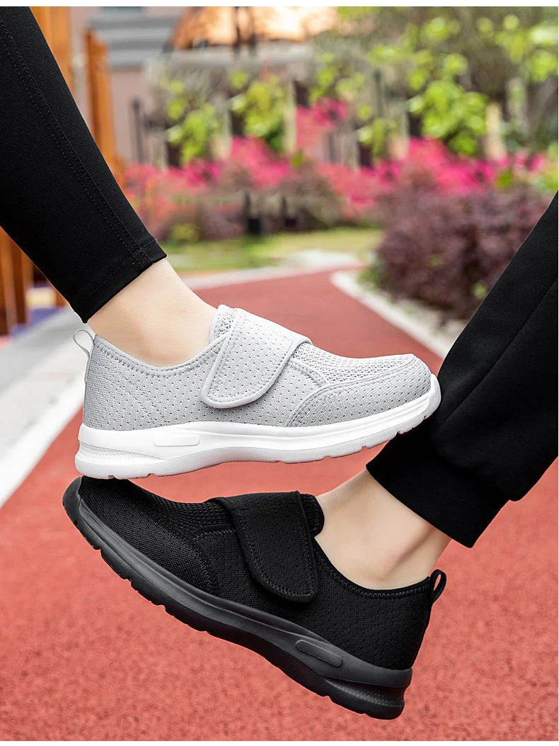 New Women Orthopedics Wide Feet Swollen Walking Casual Shoes Unisex Thumb Eversion Adjusting Soft Comfortable Diabetic Man Shoes