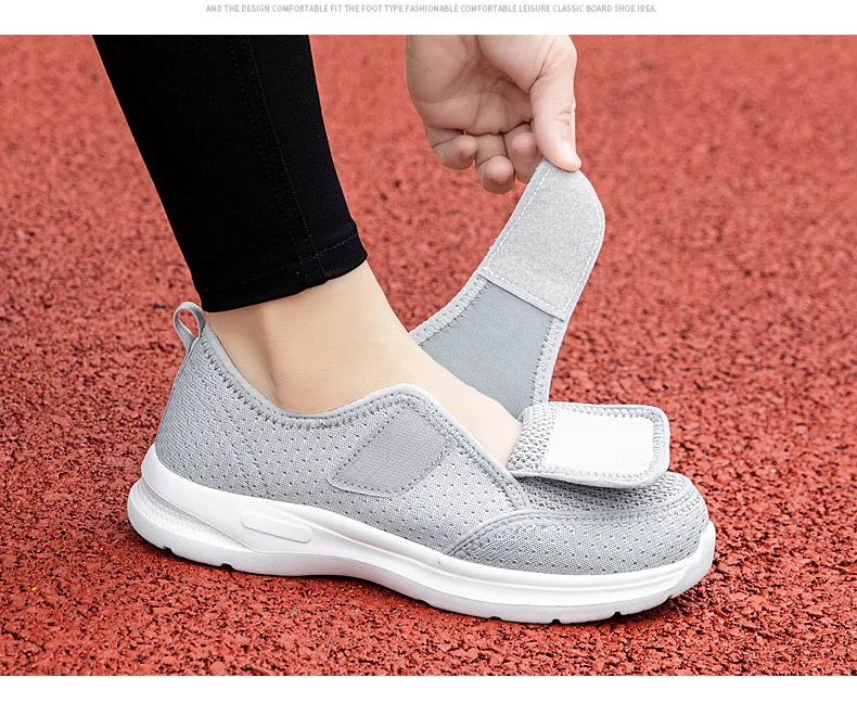 New Women Orthopedics Wide Feet Swollen Walking Casual Shoes Unisex Thumb Eversion Adjusting Soft Comfortable Diabetic Man Shoes