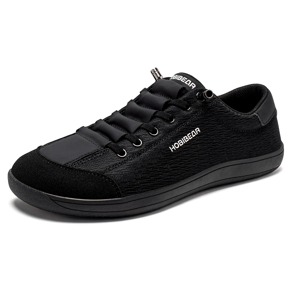 HOBIBEAR Women Mesh Wide Width Barefoot Shoes Unisex Zero Drop Minimalist Sneakers Slip On Breathable Lightweight Walking Shoes